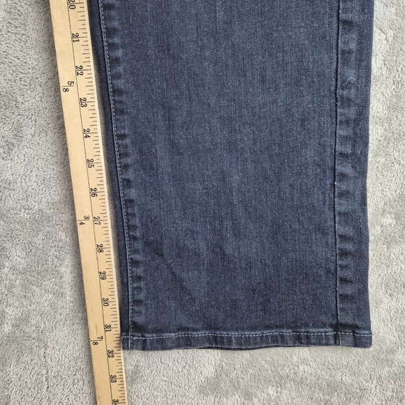 Lane Bryant Jeans Womens 22 Average Blue Denim Dark Wash Straight Stretchy - Picture 5 of 12